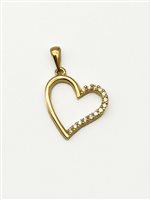 Charm Gioielleria Dossena  in Oro giallo Zircone CHOR-251-253